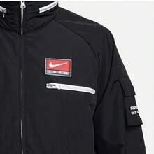Nike New Season Men's Loose Fit Sports Training Stand Collar Jacket FB7264-010 - Black - View 2