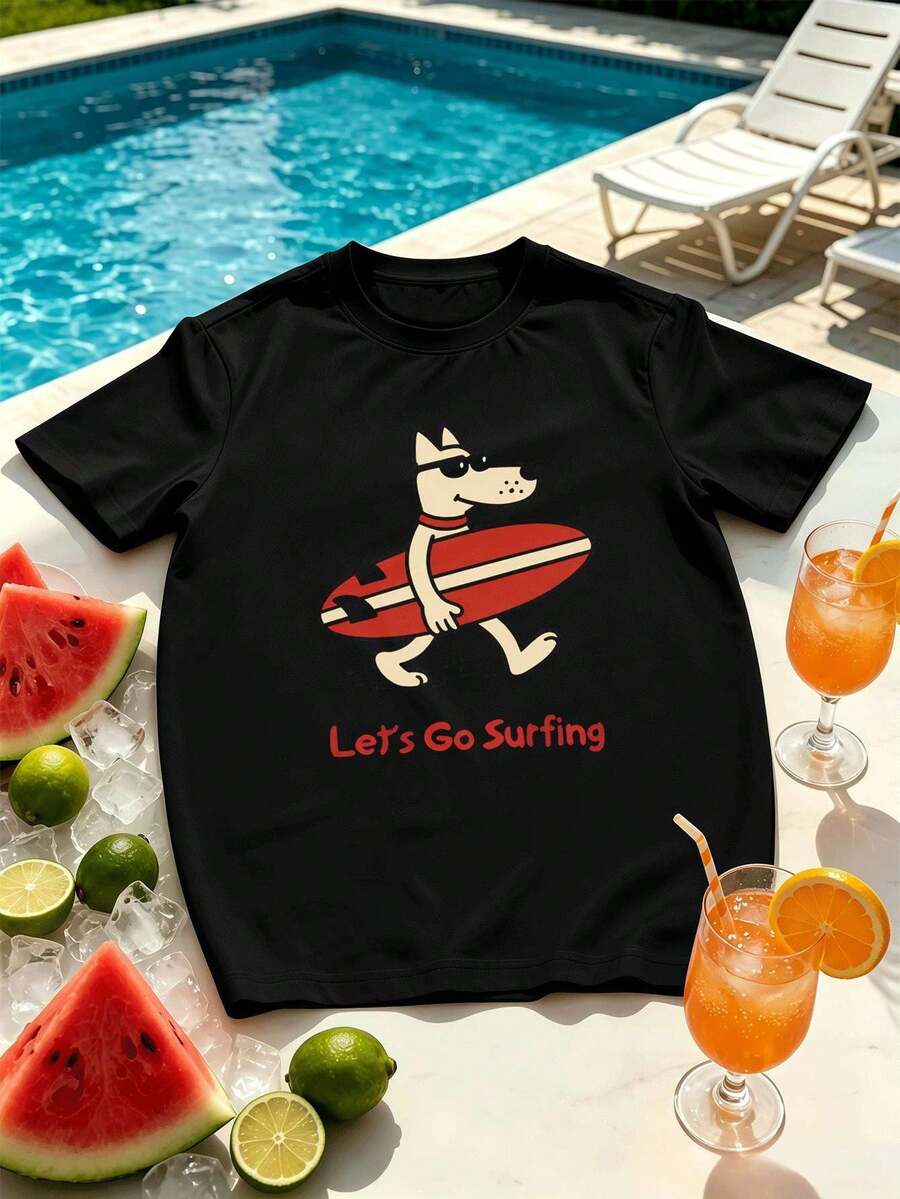 Men T-Shirts - Black - View 1