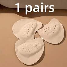 1-5 Pairs Leather High Heel Front Sole Pads, Soft Shock-Absorbing Sweat-Absorbing Non-Slip, Suitable For Summer Sandals, Self-Adhesive Invisible Front Sole Pads - View 13