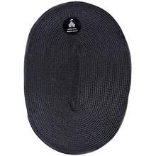 DALINA Salvamanteles ovalado PVC 30x45 cm - 5 colores a elegir | Envío Gratis - Negro - Ver 1