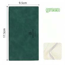1 pezzo Taccuino A6 a griglia, design minimalista adatto per organizzatore personale - Copertina rigida in finta pelle, impermeabile, pagine a griglia standard universitario, diario artistico, adatto per prendere appunti, schizzi e pianificazione, forniture scolastiche - Taglia unica - Visualizzare 8