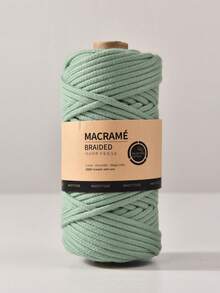 Tali Katun Kepang Tebal 5mm/50m, Tali Katun Warna Serbaguna, Cocok Untuk Merajut DIY, Sulaman, dan Dekorasi Pesta Liburan - MultiWarna - View 8