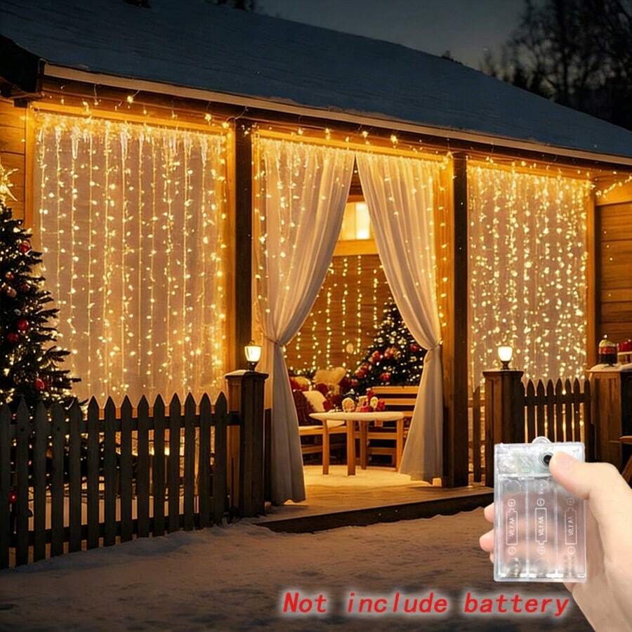 1pc 3M/6M Battery Powered Bedroom Room Background Decor String Lights, Wedding Birthday Party Decoration, Holiday Celebration Party Decoration
