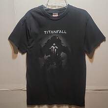 Titanfall Video Game Pilot Amp; Titan Graphic T-Shirt Black Alstyle Size Small - 黑色 - 查看 1