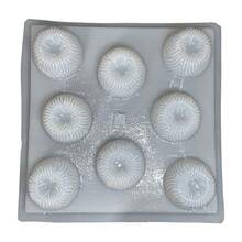 Gelatin Mold In The Shape Of 8 Mini Oval Rings, 200ml Each. Ideal For Individual Portions. Reusable, Easy To Use And Unmold. - View 2