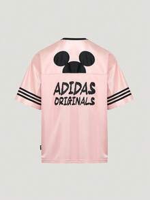 Adidas Originals Unisex   JERSEY Collaboration Sports Short-Sleeve T-Shirt KU3105 - Dusty Pink - View 2