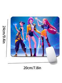 Hasbro Alfombrilla de ratón antideslizante con temática de dibujos animados 20x24cm, tamaño pequeño para escritorio, oficina, juegos & uso diario, alfombrilla de ratón de computadora con estampado de personajes lindos, regalo perfecto para fans, estudiantes & trabajadores de oficina - Multicolor - Ver 9