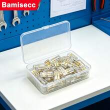 48件/12件 透明快速雙針端子，雙針插入式連接器，快速連接適用於36V以下電壓，DIY配件 - C - 查看 1