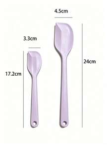 4pcs/1pc Silicone Spatula Set, Suitable For Cream, Jam And Butter, Easy To Clean, Ideal For Home, Restaurant, Dessert Shop, Baking Kitchen Tools - View 25