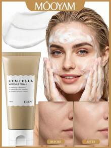 Susu Pembersih Mendalam Centella Asiatica 100ml - Diformulasikan dengan Centella Asiatica, Aloe Vera, dan Tea Tree. Melembapkan, Mengencangkan, Mengontrol Minyak; Memberikan Pembersihan Mendalam, Cocok untuk Semua Jenis Kulit. Unisex; Pilihan Ideal untuk Perawatan Kulit Korea. - Pembersihan menyeluruh - View 1