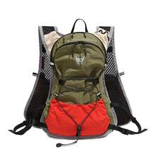 Ransel Rompi Lari dan Hiking Ringan dengan Strip Reflektif, Ransel Hidrasi Jaring Bernapas untuk Aktivitas Luar Ruangan Mendaki, Bersepeda - MultiWarna - View 12