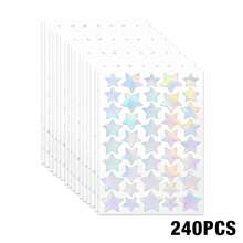 480pcs Cute Star Scar Cover Stickers, Gentle & Non-Irritating, Alcohol-Free - View 3