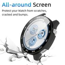 Compatible With Huawei Watch GT5 46mm Tempered Glass Screen Protective Film Hard PC Protective Bumper Shell Cover Accessories Anti Scratch - Multicolor - View 6