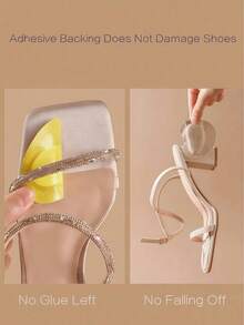 1-5 Pairs Leather High Heel Front Sole Pads, Soft Shock-Absorbing Sweat-Absorbing Non-Slip, Suitable For Summer Sandals, Self-Adhesive Invisible Front Sole Pads - View 10