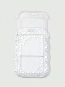 Tarjetero colgante Y2K con lazo de perlas, pegatinas DIY gratis, tarjetero portátil lindo con lazo de perlas, tarjetero de identificación decorado con strass, llavero de bolsa tarjetero, tarjetero de tarjetas de crédito, tarjetero de identificación multifuncional de dibujos animados, adecuado para escuela/trabajo/oficina/uso diario, regalo de cumpleaños único, regalo para maestros, regalo de fiesta, regalo de vacaciones, regalo de vuelta a la escuela - Multicolor - Ver 4