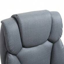 Ergonomic Reclining Office Chair, Folds 150°, With Headrest, Height Adjustable Up To 135 Kg, Grey - Grey - View 7