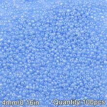 100顆 4mm 馬卡龍色奶油玻璃米珠,DIY珠寶製作,手工串珠DIY材料包,珠寶配件 - diy奶油珠 - 查看 14