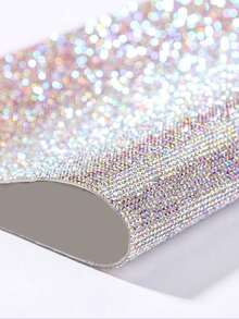 Nail Art Rhinestone Glue Mesh Diamond Sticker Crystal Rhinestone Sticker DIY Full Sheet Decoration Accessories - Multicolor - View 2