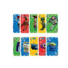 Mattel Story 主題 UNO 卡牌遊戲,經典配對卡牌遊戲附萬用動作卡,多人便攜旅行桌遊玩具,適合家庭遊戲之夜與派對,兒童、成人及卡通收藏家的生日、聖誕、節日禮物 - Toy Game Story - 查看 5