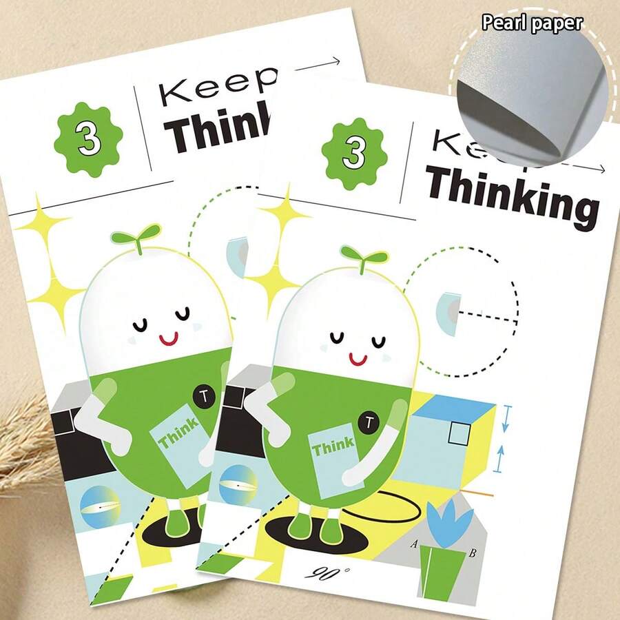 Keep Thinking: Math Workbook, Suitable For Students, Great Extracurricular Learning Material, Double-Sided Printing, A Gift For Students And Family, Back-To-School Gift, A4.