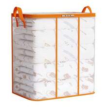 1pc Large Capacity Bedding Storage Bag, Transparent Storage Bag With Reinforced Handle, Suitable For Clothes And Bedding, Waterproof Material - Clear - View 1