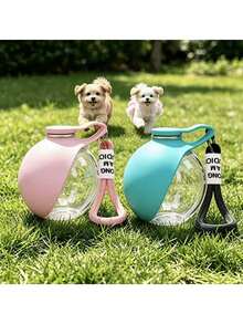 Portable Spherical Foldable Rechargeable Dog Water Bottle, Suitable For Outdoor Use - 285ml - View 7