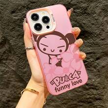[24h Shipping From DE/FR/ES]Apple 11-17 16  21-26 Galaxy Cute P-Pucca Cartoon Phone Case Compatible With IPhone 17 16e 16 15 14 13 12 11 Mini Pro Max Air X XR XSMAX 8 7 Plus - Matte Finish  12-15 - 1 Piece Of Picture Color - View 6
