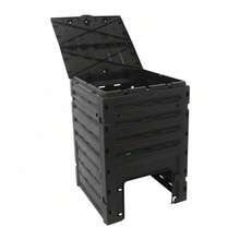 Garden Compost Bin 119 Gal Compost Bin Outdoor Large Capacity Composter 450L NEW - black and green - View 9