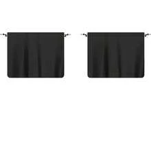2Pcs Universal Car Privacy Side Window Sunshade, No Drilling Required Car Partition Curtain, Sun Protection Heat Insulation Blackout Curtain, Front And Rear Row Privacy Screen, Car Interior Partition Curtain, Suitable For Self-Driving Tours, Travel, Napping, Car Interior Accessories - Black - View 7
