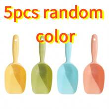 5pcs Random Color Plastic Scoop Set, Suitable For Pet Feeding, Cleaning, Kitchen, Gardening, Outdoor Tools, Multi-Functional Scientific Design, Wide Age Range - 100ml - View 11
