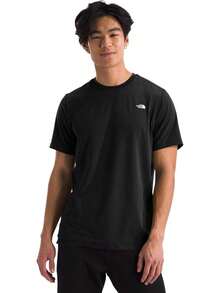 THE NORTH FACE Men's Adventure Tee |   Lightweight & Stretchy Shirt With Set-In Sleeves & Heat Transfer Logo-Father's Day NCNV - Smoked Pearl - View 4