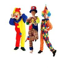 Disfraz de payaso infantil para Halloween, traje para actuaciones en el Día del Niño, ropa de payaso de circo para mascarada. - Payaso rojo y amarillo para niños - Ver 2