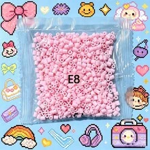 1000顆/包 Fusion Beads 拼圖補充裝，2.6mm 1000顆 3D Perler 珠組，DIY 手作珠寶製作材料，高品質像素拼圖珠，適合創意手工藝 - E8 - 查看 4