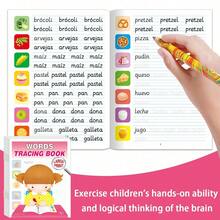 1pc Spanish Alphabet & Vocabulary, Math Learning And Writing Practice Material. Designed To Teach Correct Writing Methods, It Is An Ideal Home Education Resource And A Great Gift. - A - View 6