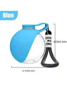 Portable Spherical Foldable Rechargeable Dog Water Bottle, Suitable For Outdoor Use - 285ml - View 2