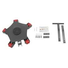 Ubfhonsi Machinery Mover, Industrial Machinery Skate Dolly, Machinery Mover For Warehouse And Workshop - Black - View 4