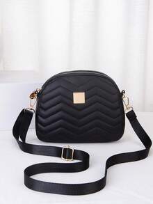 Bolso de hombro y cruzado de moda nuevo para mujeres, adecuado para teléfono y maquillaje - Blanco - Ver 2