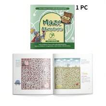 Maze Puzzle Book, Helps You Work Calmly And Efficiently, Simple And Fun Thinking Training, Develops Planning Ability And Perseverance, Ideal Choice For Killing Time At Your Desk, During Breaks And While Traveling - Maze Game - View 10