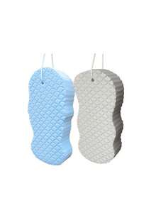 4pcs/1pc 3D Thickened Solid Color Fish Scale Pattern Soft Non-Shedding Exfoliating Massage Shower Sponge, Soft Foam Body Cleanser, High Density Sponge Shower And Bath Scrub, Painless Home Scrubbing Tool, Suitable For Daily Shower Use - Bath Sponge - View 11