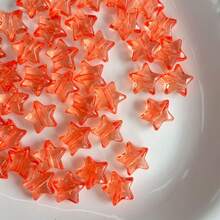 120pcs Multi-Color Transparent Five-Pointed Star Acrylic Beads, Loose Star Beads For Diy Bracelets, Necklaces, Earrings And Hair Accessories Handmade Crafts - Multicolor - View 22