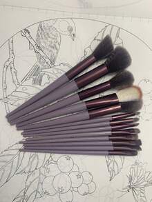 13/14pcs Professional Makeup Brush Set With Soft Bristles For Eyeshadow, Foundation, Blush, And Beauty, Includes Storage Tube, Suitable For All Skincare Needs-Ideal Choice For Beginners And Professionals. Perfect Gift For Birthdays, Christmas, And New Year Celebrations - Makeup Brush Set - View 13
