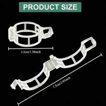 50pcs Plant Support Clips, Large Thickened Reinforced Durable Heavy Duty Plant Clips, Reusable Garden Mesh Clips - A - View 2