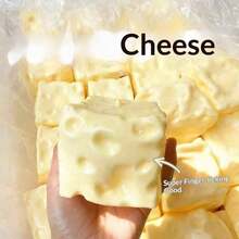 2026 Cheese TPR Slow Rebound Toy, Milk Fragrance, Birthday Gifts, Christmas Gifts, Squishy, Dumpling Squish, Toys For Adults Girl, Kawaii - Cheese - View 9