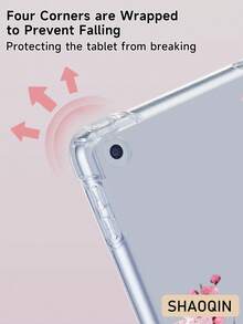 客製化平板保護殼 文字客製化 26字母櫻花風 單殼（無前蓋）適用 iPad mini 4/5/6/7、Air 8 (2026款)、Galaxy Tab A9 8.7 吋、Tab A7 Lite 8.7 吋，創意 DIY 平板保護殼，適合兒童、家庭、寵物，生日、週年、新年、開學季等客製化禮物 - 彩色 - 查看 6