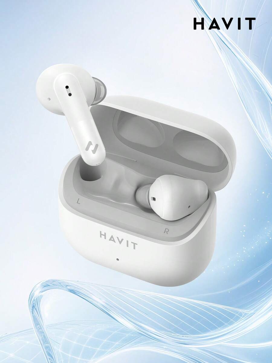 havit ANC 無線運動入耳式/半入耳式耳機 ENC 降噪 觸控操作 HiFi 立體聲 附麥克風,兼容 iPhone/Samsung/Huawei/Xiaomi - 白色 TW982 PRO - 白色 - 查看 1