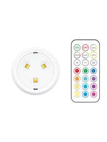 1/2/4pcs Wireless LED Flashing Light Strip With Remote Control, Mini 13-Color USB Rechargeable Anti-Collision LED Emergency Warning Light, Suitable For Car, Bedroom, Indoor (Battery Not Included) - Ambient Light - View 11