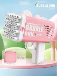 Children's Automatic Bubble Gun, Multi-Hole Bubble Machine, Capable Of Producing Large Amounts Of Bubbles, Handheld Bubble Toy, Suitable For Birthday Parties, Weddings And Summer Outdoor Gatherings (Batteries And Bubble Solution Not Included) - Multicolor - View 11