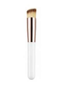 1pc Foundation Brush, Professional Makeup Brush, Fine Straight Nylon Bristles, Used For Creating Perfect Base Makeup, Suitable For Liquid And Cream Cosmetics, Essential Foundation Makeup Brush For Women, Portable Foundation Brush, Optimized For Beginners, Women's Makeup Gift - Multicolor - View 10