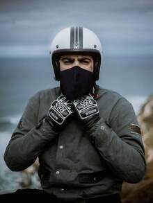 1件/2件裝 中性印花拉法帽頭飾套裝，單孔全臉面罩，適合騎行、日常穿著與戶外活動 - 多色 - 查看 6