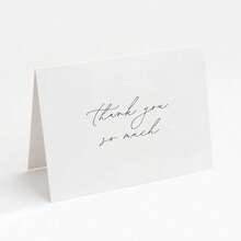Wedding Thank You Cards - Shower Thank You Cards - Thank You Cards With Envelopes, Wedding Birthday Christmas Baptism - Multicolor - View 2